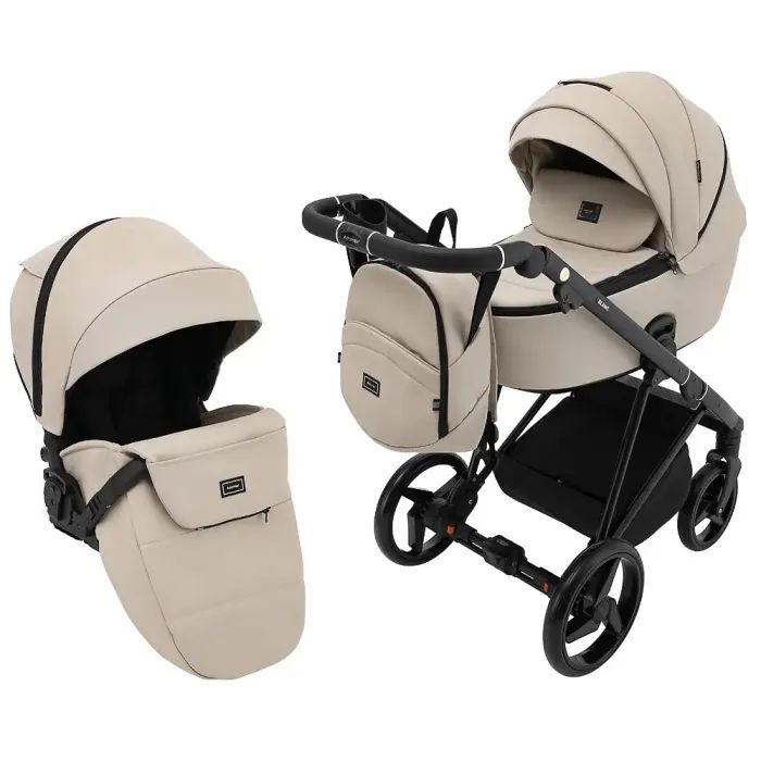 Коляска Adamex 2 в 1 Blanc Eco SA-7 лате Фото