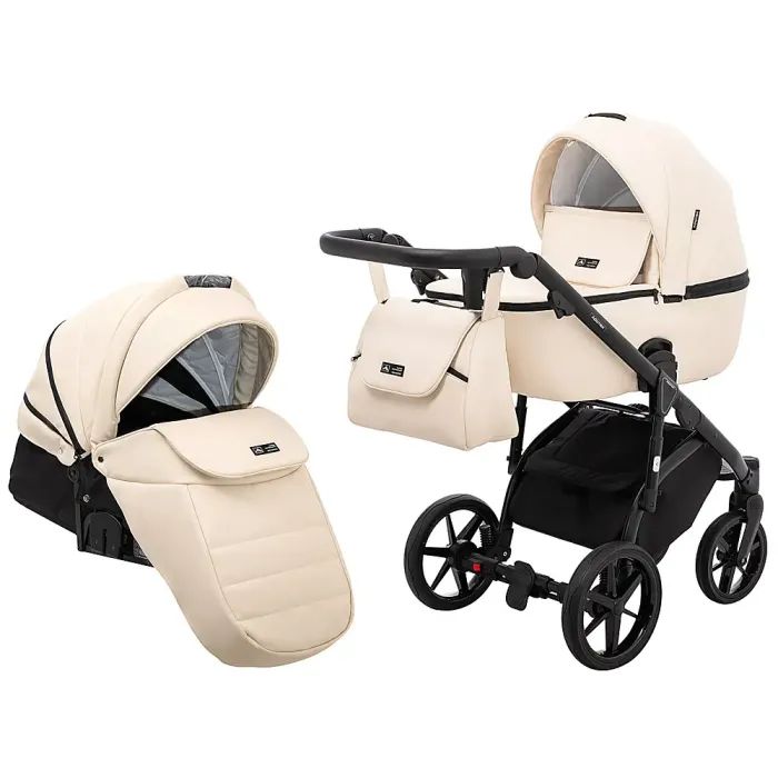 Коляска Adamex 2 в 1 Nola Eco SA-8 бежевий Фото