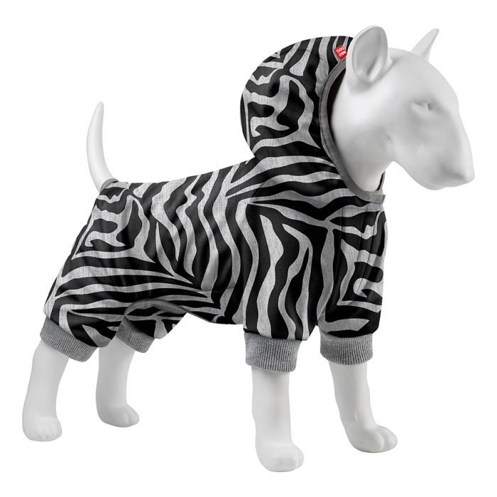 Комбинезон для животных WAUDOG Clothes "Зебра" софтшелл M45 Фото