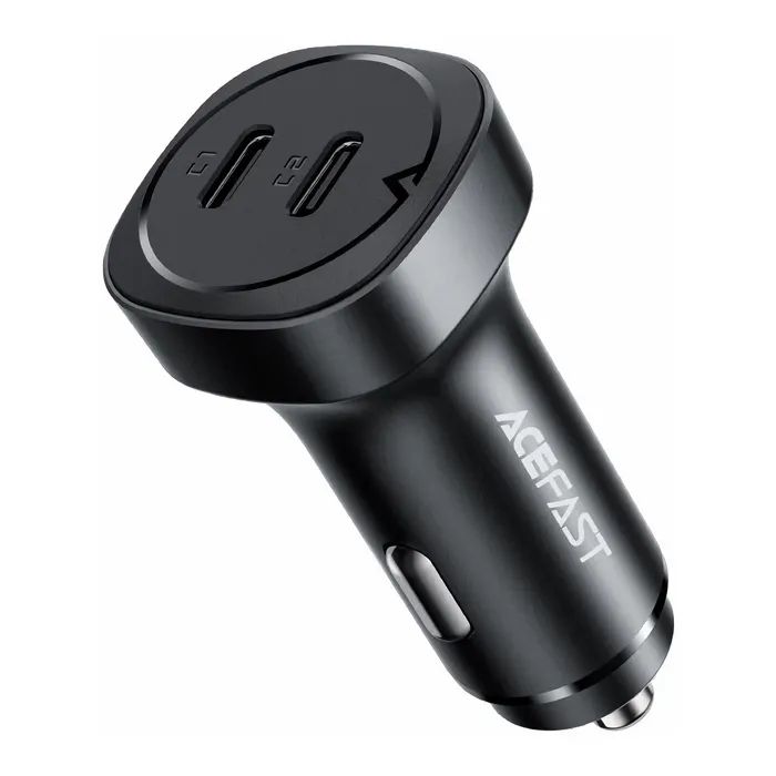 Зарядное устройство Acefast 2xUSB-C 72W car adapter metal Фото