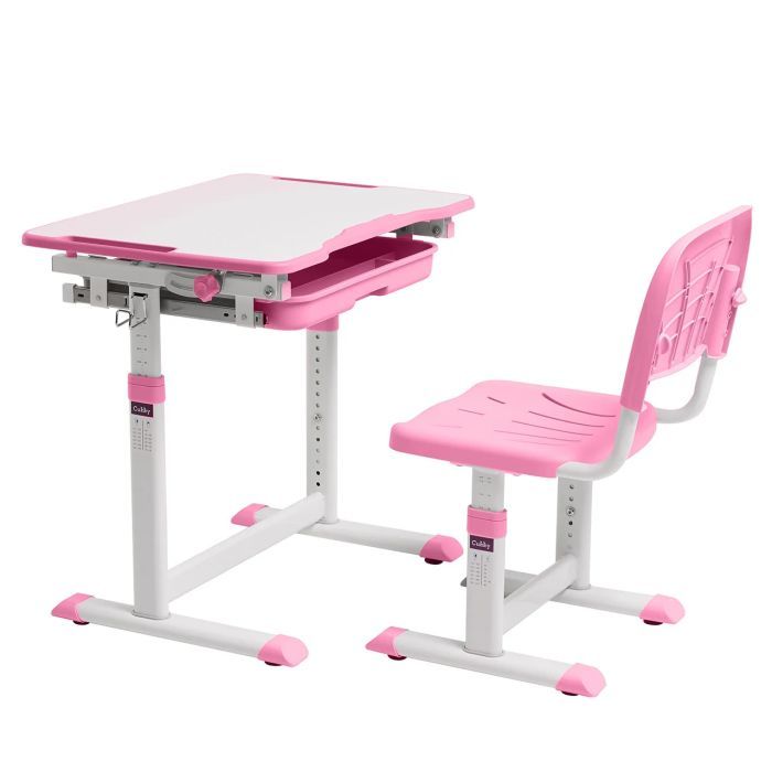 Photos - School Desk Cubby Парта зі стільцем  SORPRESA PINK  (222047)